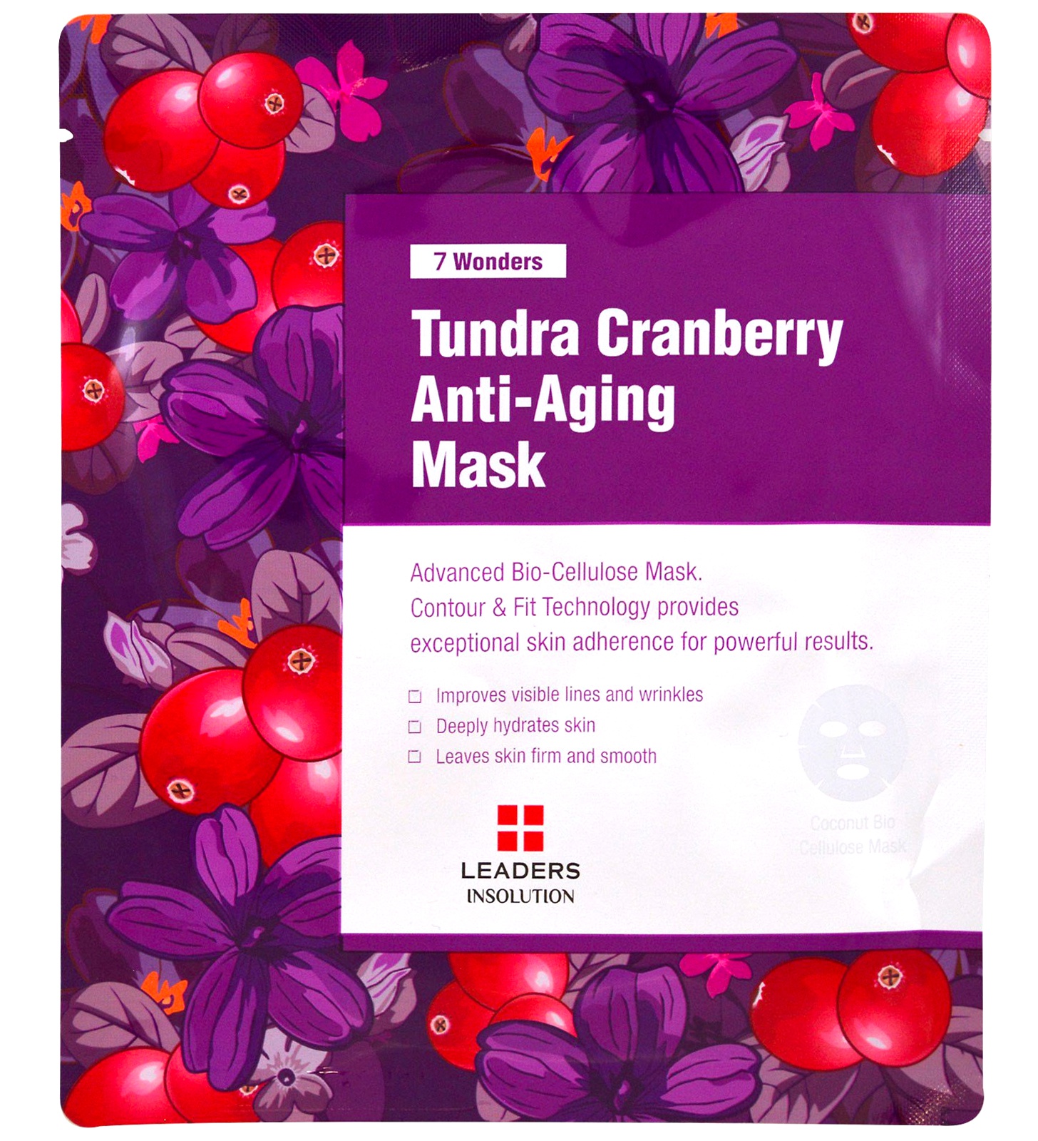 Leaders 7 Wonders Tundra Cranberry Anti-aging Mask