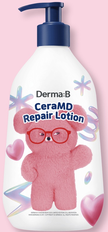 Derma B Wasabi Bear Collab Cera Md Repair Lotion