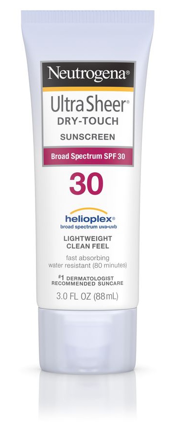 neutrogena ultra sheer dry touch sunscreen recall