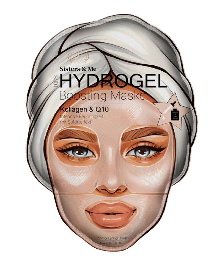Sisters & Me Hydrogel Boosting Maske Mit Q10 Und Kollagen