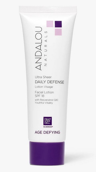 Andalou Naturals Ultra Sheer Daily Defense Facial Lotion SPF 18