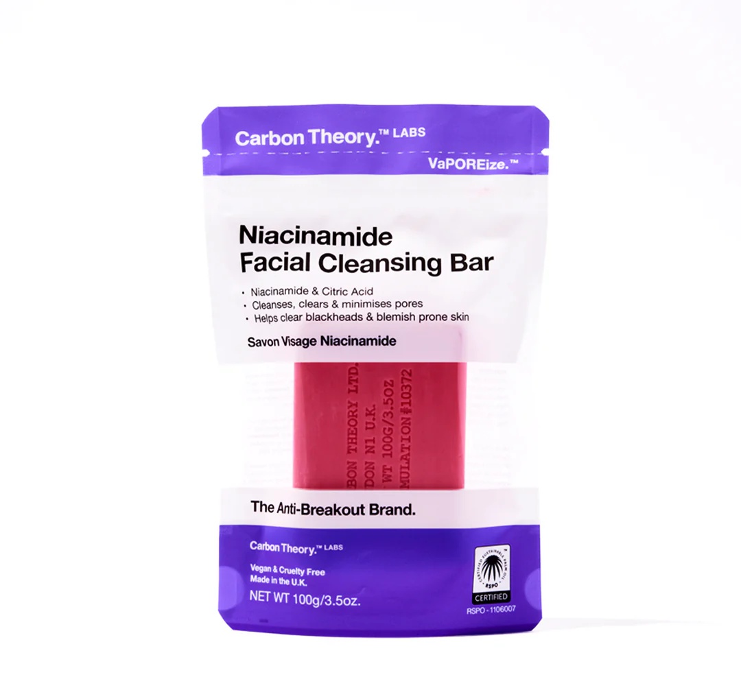 Carbon Theory Niacinamide Facial Cleansing Bar