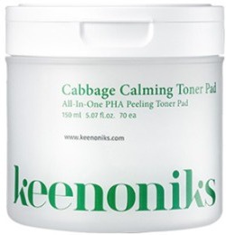 KEENONIKS Cabbage Calming Toner Pad