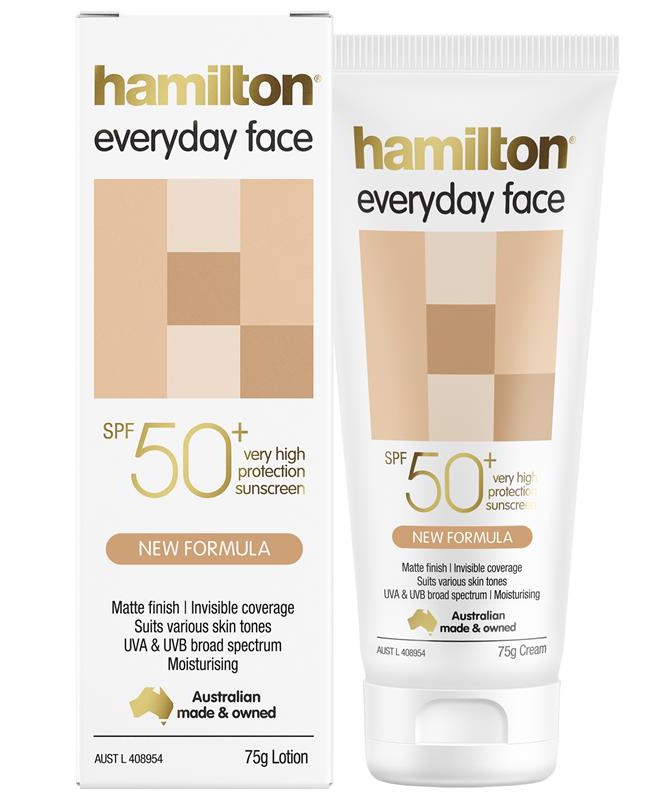 Hamilton SPF 50+ Everyday Face Cream