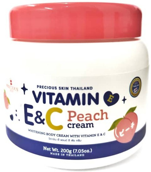 Precious skin Thailand Vitamin E & C Peach Cream