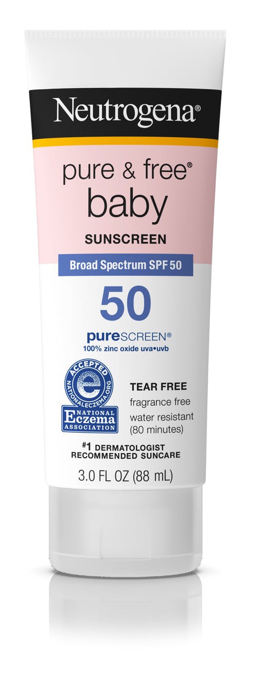 Neutrogena Pure & Free Baby Sunscreen Lotion Broad Spectrum Spf 50