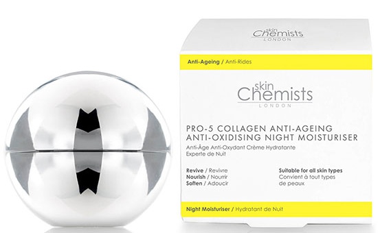 Skin Chemists Pro-5 Collagen Anti-Ageing Anti-Oxidising Night Moisturiser