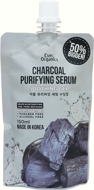 Ever organics Charcoal Purifying Serum Soothing Gel