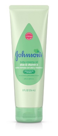 Johnson's baby Baby Creamy Oil with Aloe & Vitamin E