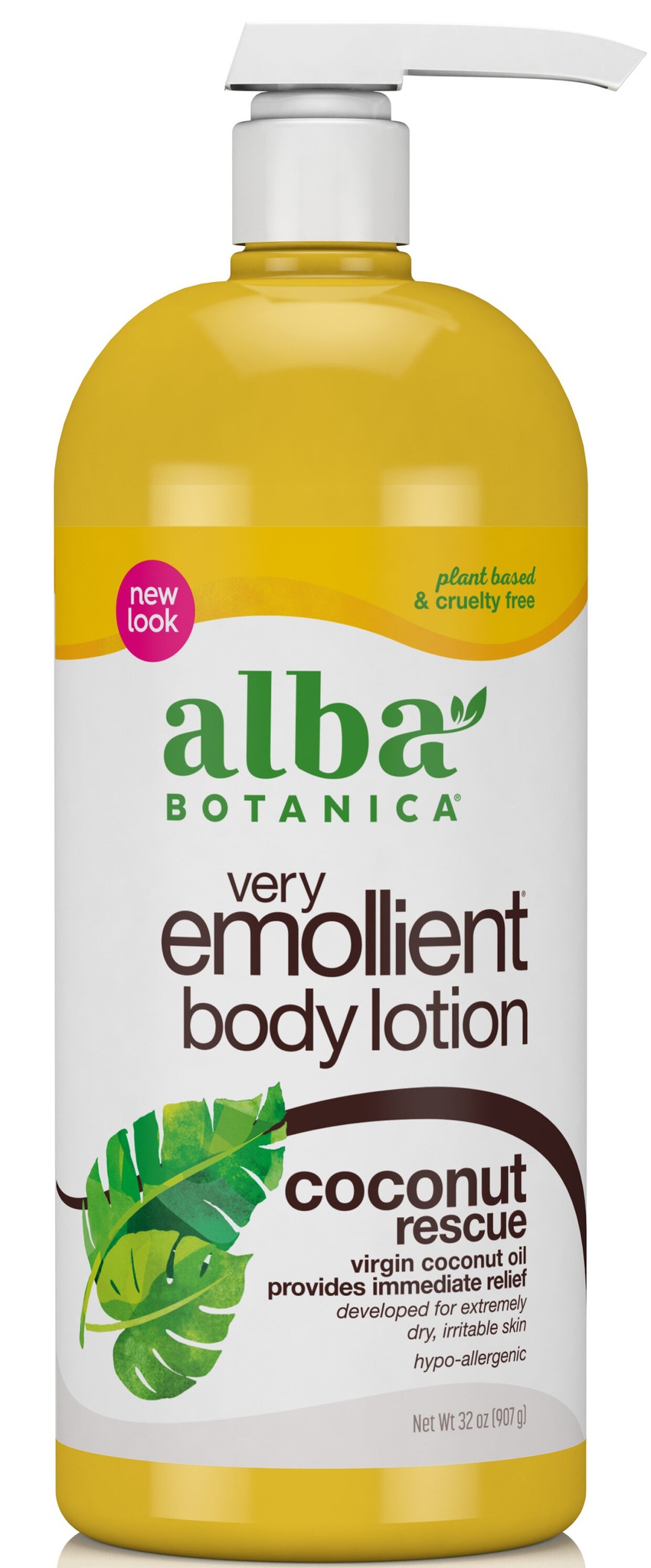 Alba Botanica Very Emollient Body Lotion Coconut Rescue