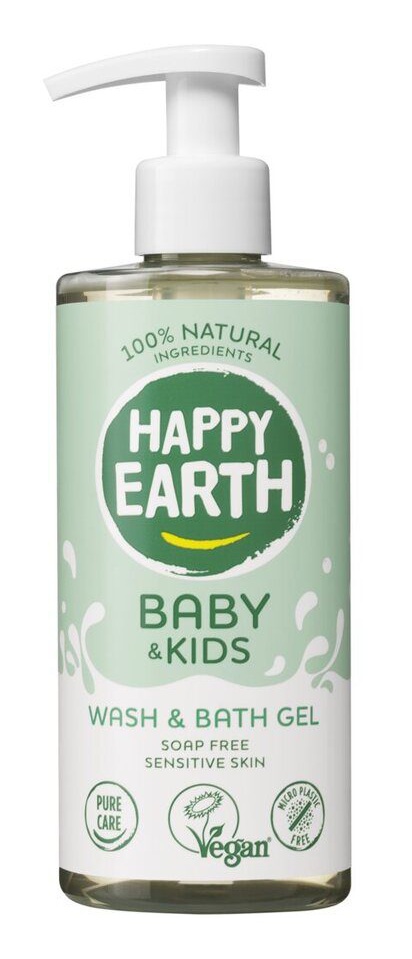 Happy Earth Baby & Kids 100% Natural Wash & Bath Gel