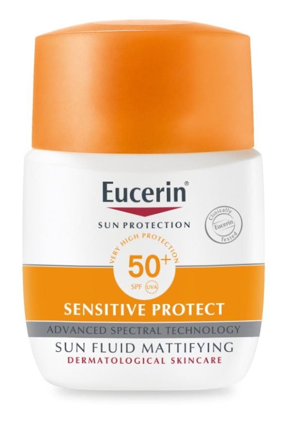 Eucerin Sun Sensitive Protect Mattifying Sunscreen Cream For Face SPF ...