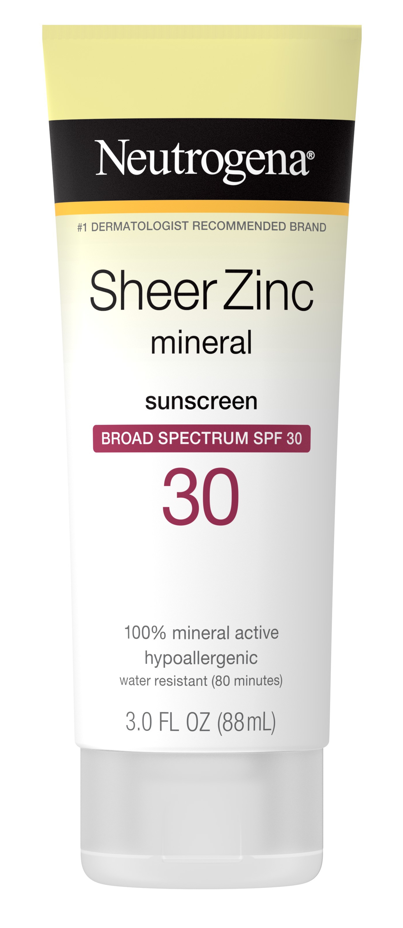Neutrogena Sheer Zinc Dry-Touch Sunscreen Lotion Spf 30