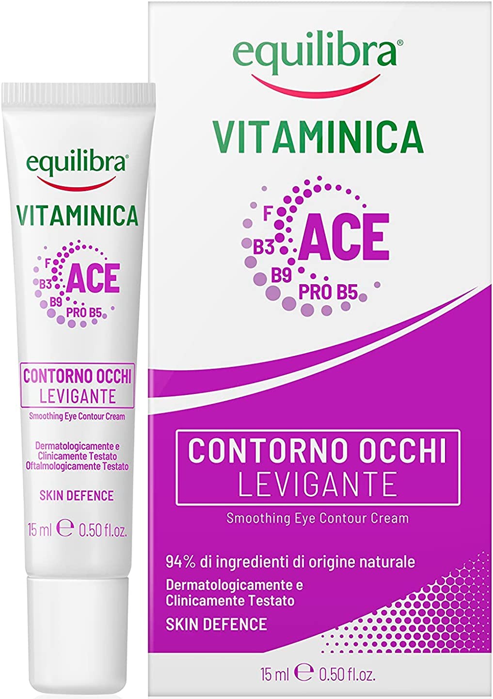 Equilibra Vitaminica Smoothing Eye Contour Cream
