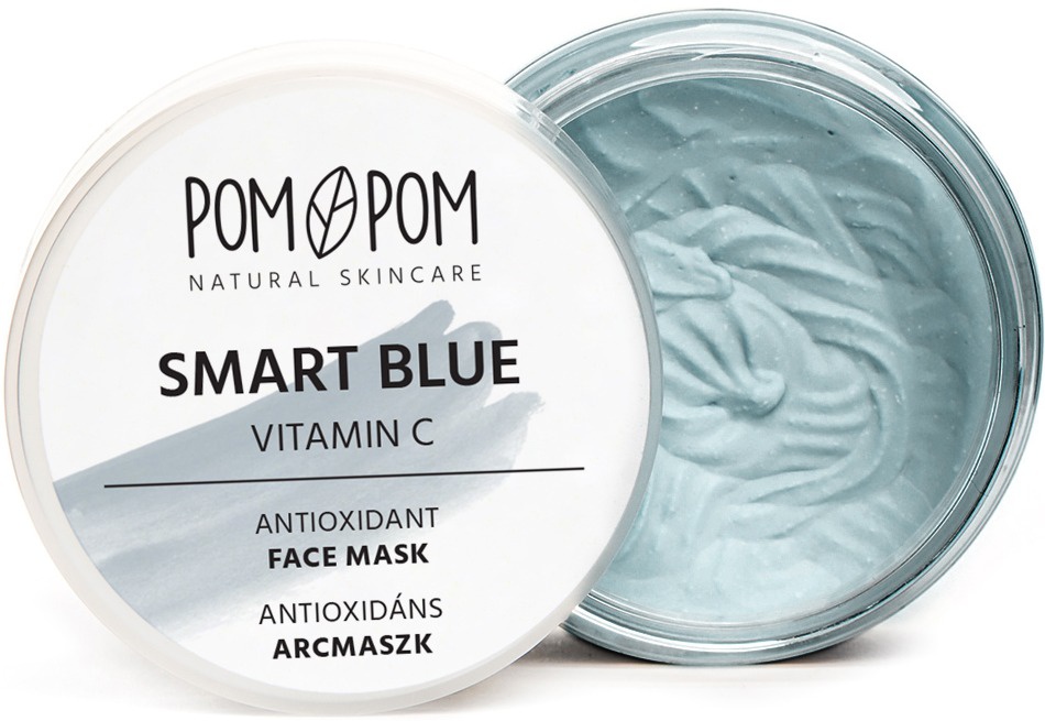 POM POM Smart Blue Vitamin C Antioxidant Face Mask