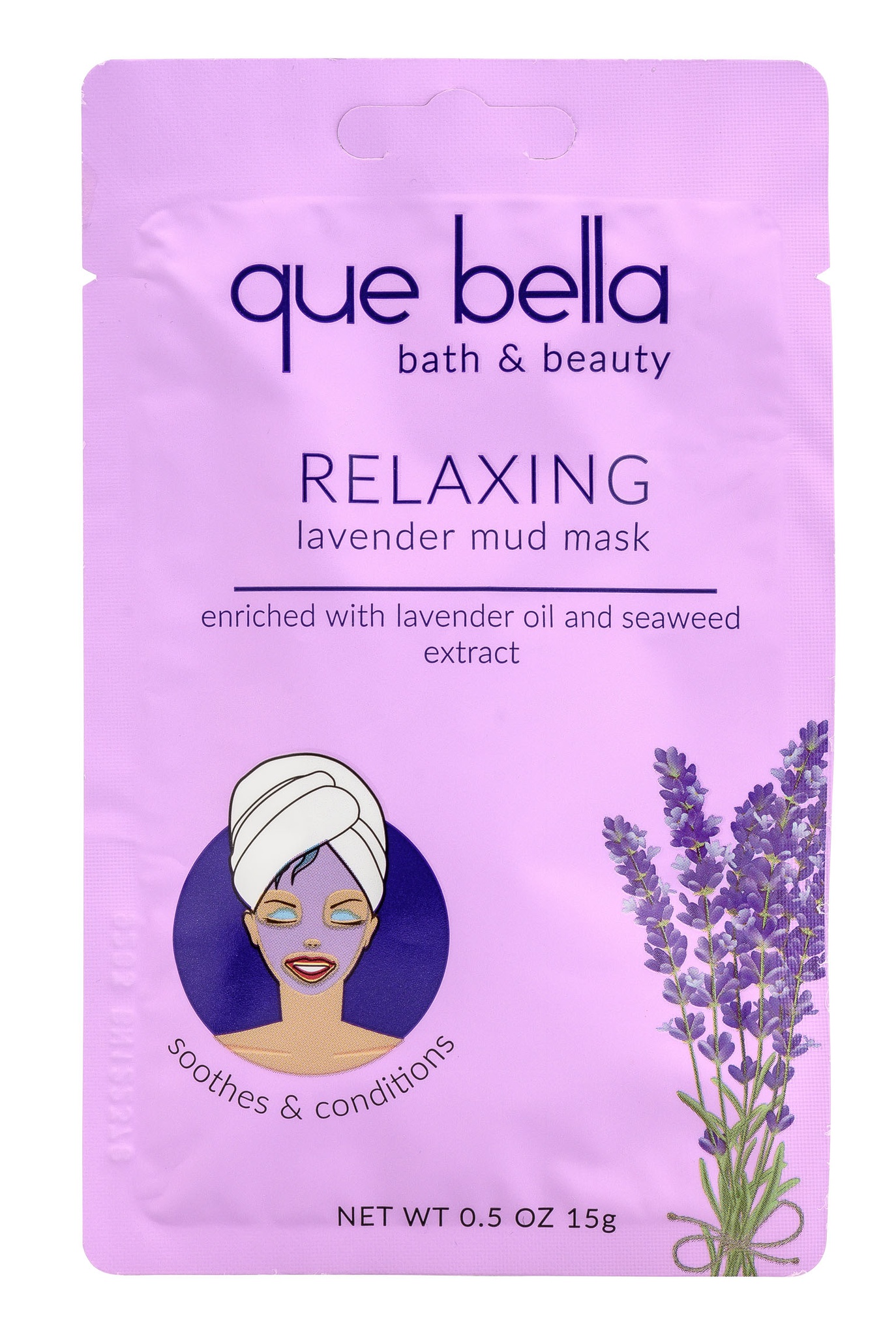 que bella Relaxing Lavender Mud Mask
