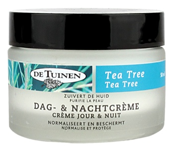 De Tuinen Tea Tree Dag En Nachtcrème