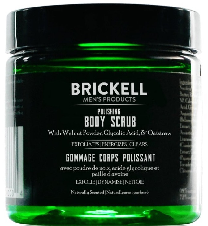Brickell Men's Products Polishing Body Scrub