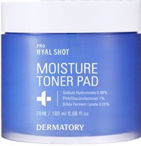 Dermatory Pro Hyal Shot Moisture Toner Pad