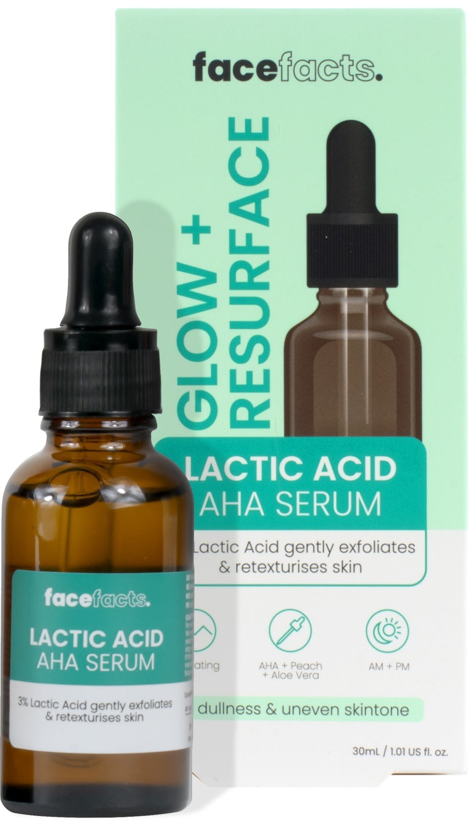 Face facts Lactic Acid AHA Serum