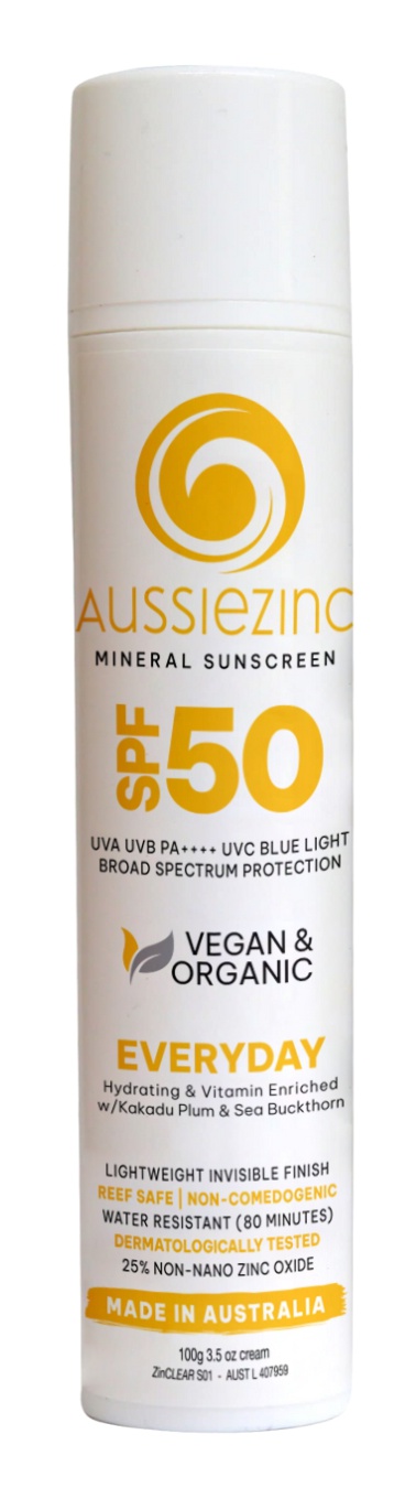 AussieZinc Mineral Sunscreen Everyday SPF50+