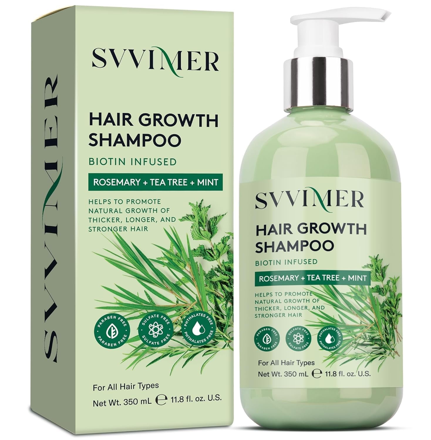 Svvimer Rosemary Hair Growth Shampoo