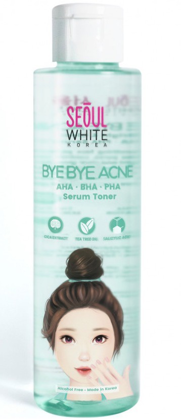 Seoul White Bye Bye Acne Serum Toner