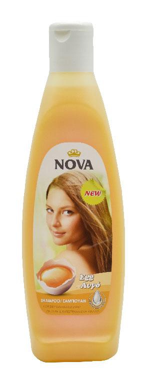 Nova Shampoo For Dry Damaged Hair With Egg