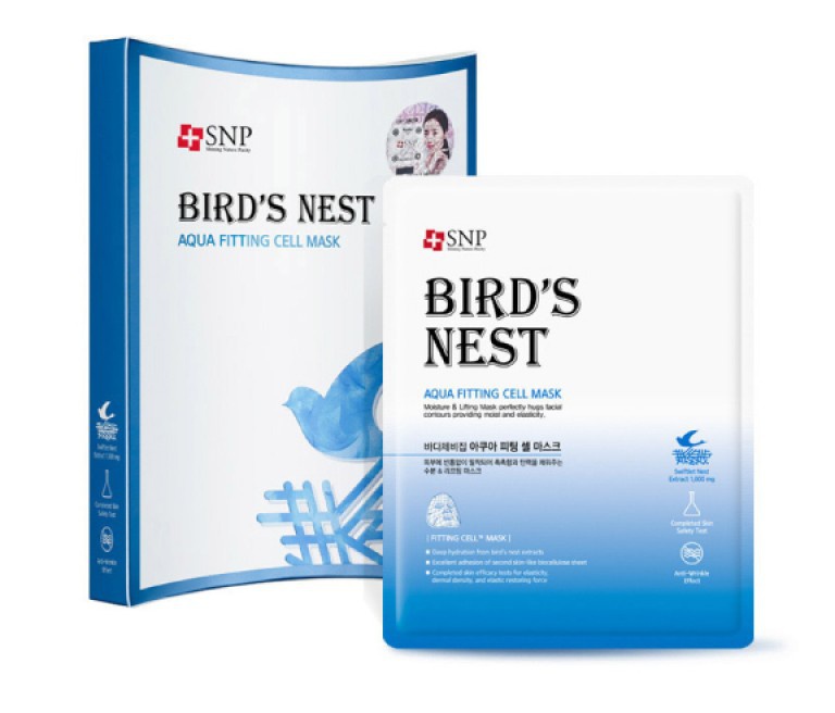 SNP Bird's Nest Aqua Fitting Cell Mask