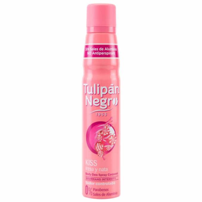 Tulipán Negro Strawberry And Cream Body Deo Spray