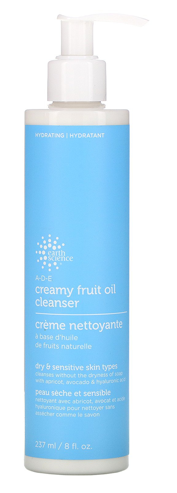 Earth Science A-D-E Creamy Fruit Oil Cleanser, Dry & Sensitive Skin