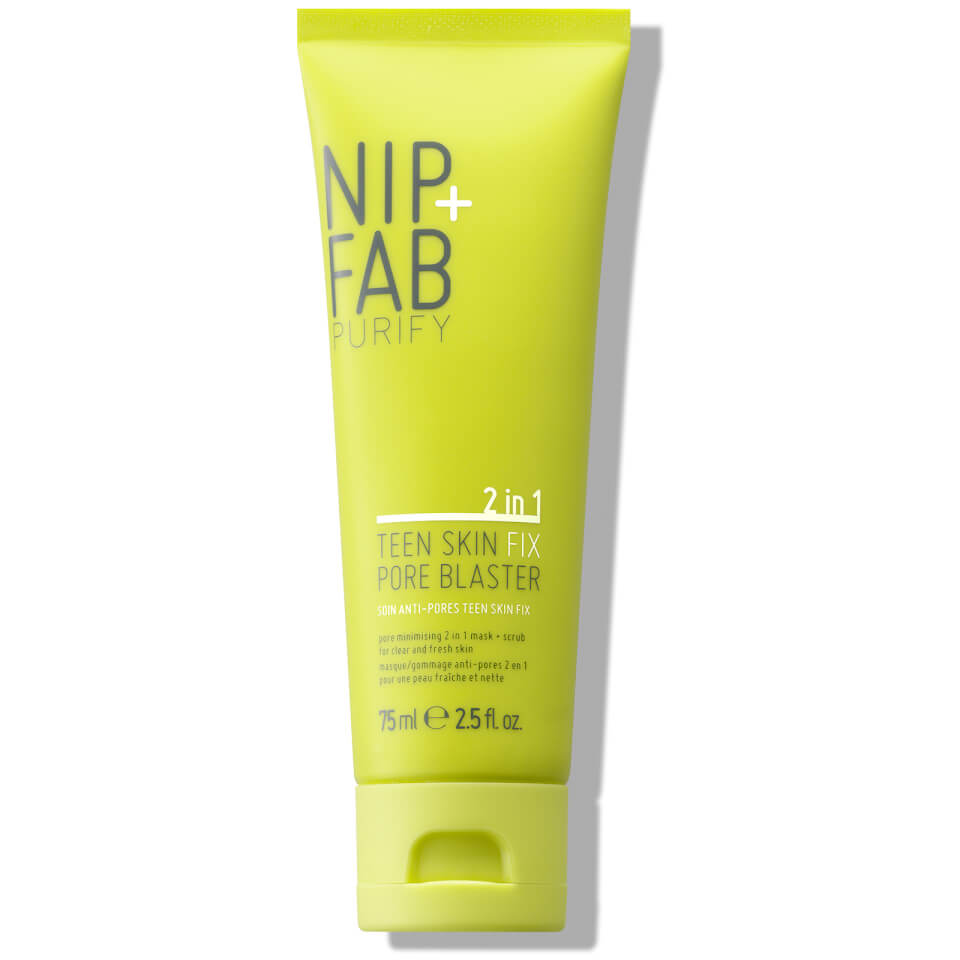 Nip+Fab Teen Skin Fix Pore Blaster 2-In-1 Scrub/Mask ingredients ...