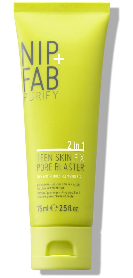 Nip+Fab Teen Skin Fix Pore Blaster 2-In-1 Scrub/Mask