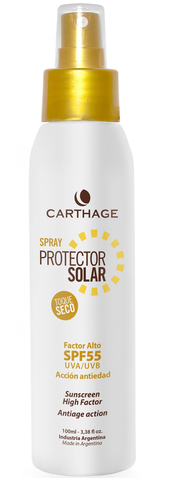 Carthage Spray Protector Solar SPF 55 Antiage Action
