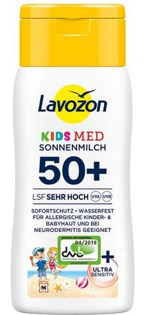 Lavozon Kids Med Sonnenmilch LSF 50+