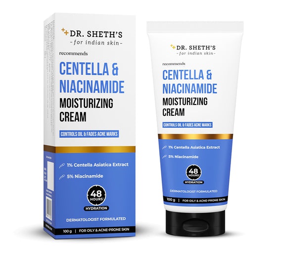 Dr. Sheth's Centella & Niacinamide Moisturizing Cream