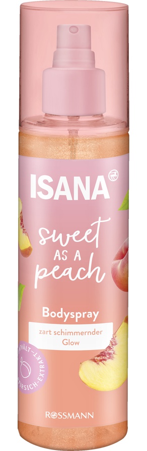 Isana Sweet As A Peach Glitzer Bodyspray