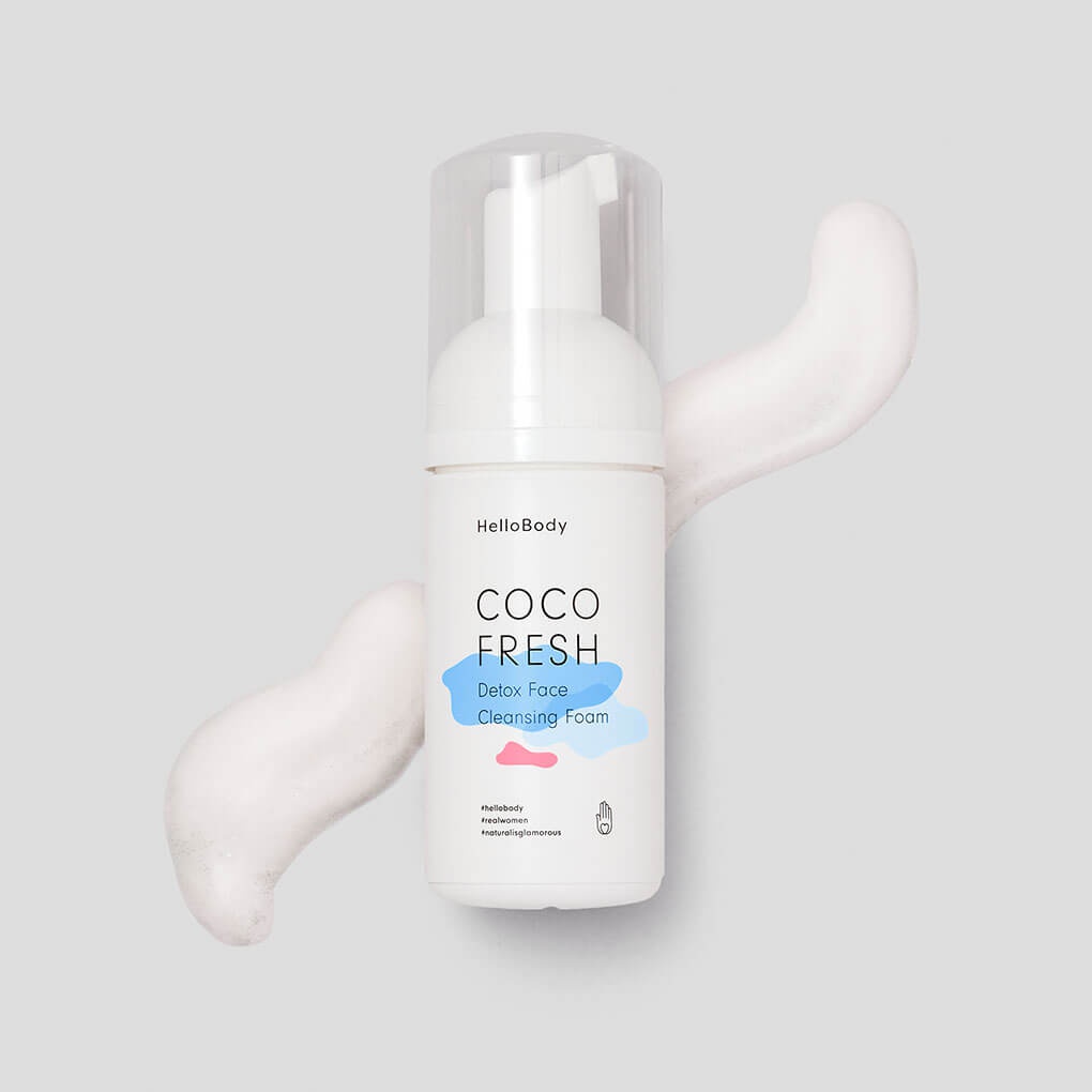 Hello Body UK Coco Fresh Detox Face Foam