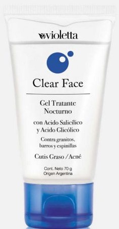 Violetta Clear Face Gel Tratante Nocturno