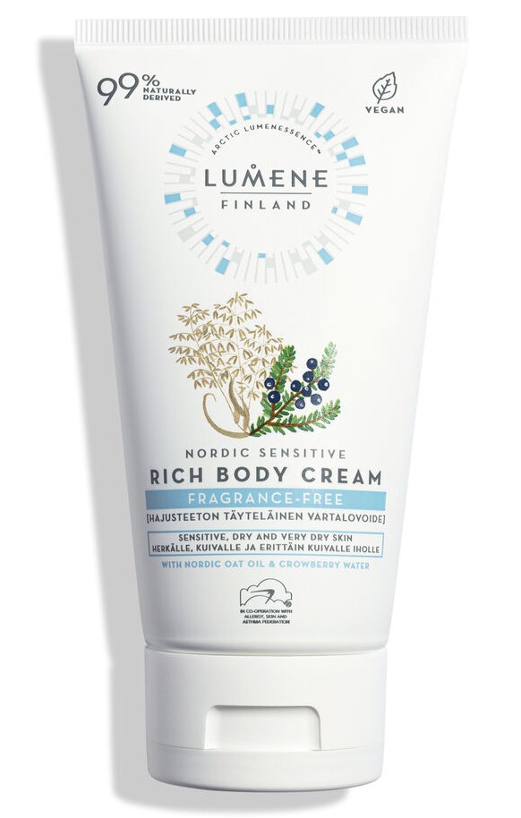 Lumene Nordic Sensitive Rich Body Cream Fragrance-Free