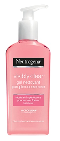 Neutrogena Visibly Clear Gel Nettoyant Pamplemousse Rose