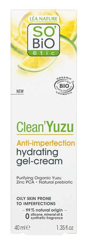 so'bio Yuzu Hydrating Gel Cream