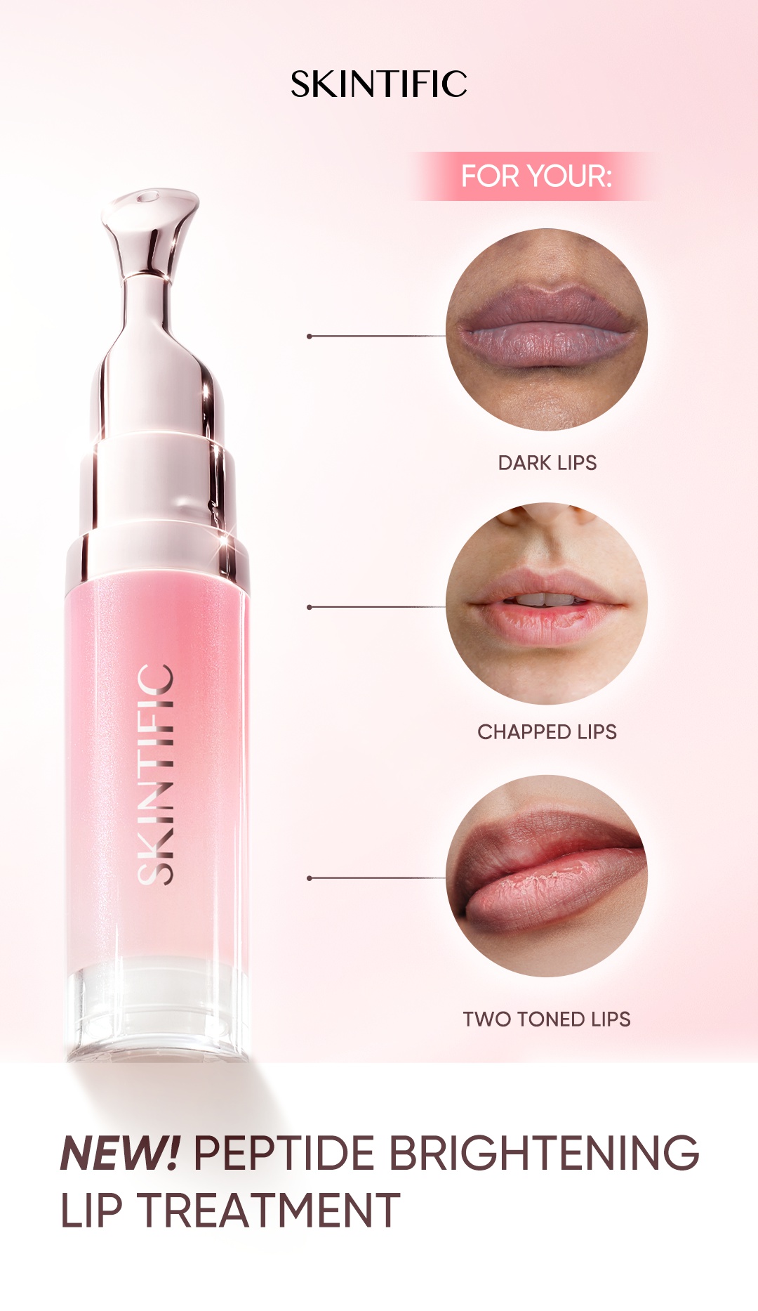 Skintific Peptide Brightening Lip Serum