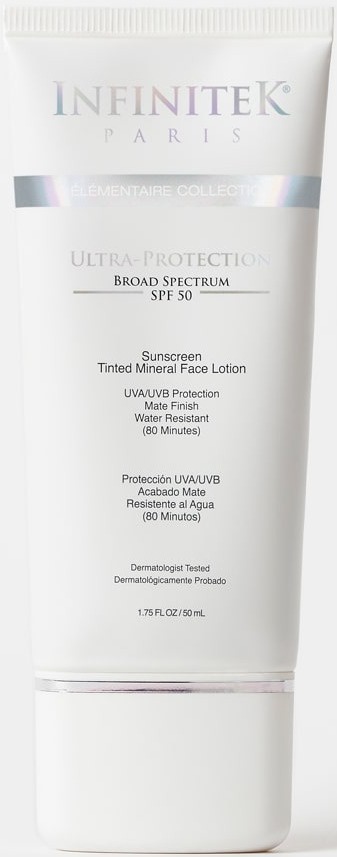 InfiniteK Ultra Protection Broad Spectrum SPF 50 Tinted Mineral Face Lotion