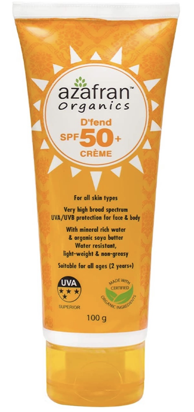 Azafran Organics D’Fend Spf 50+ Crème