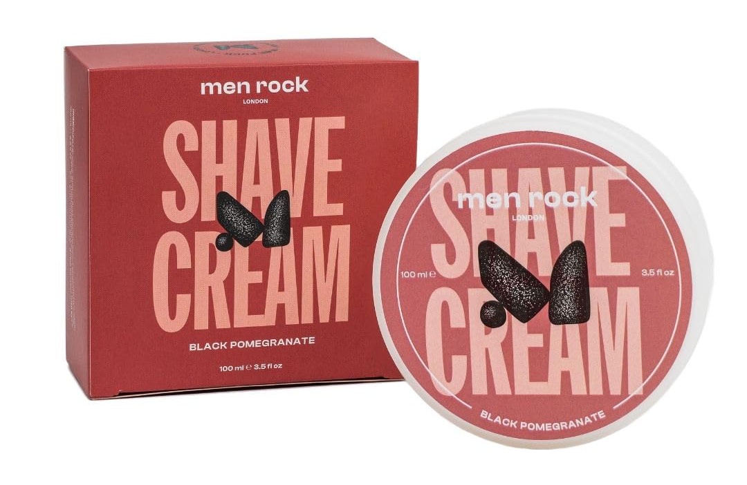 Men Rock Black Pomegranate Shave Cream