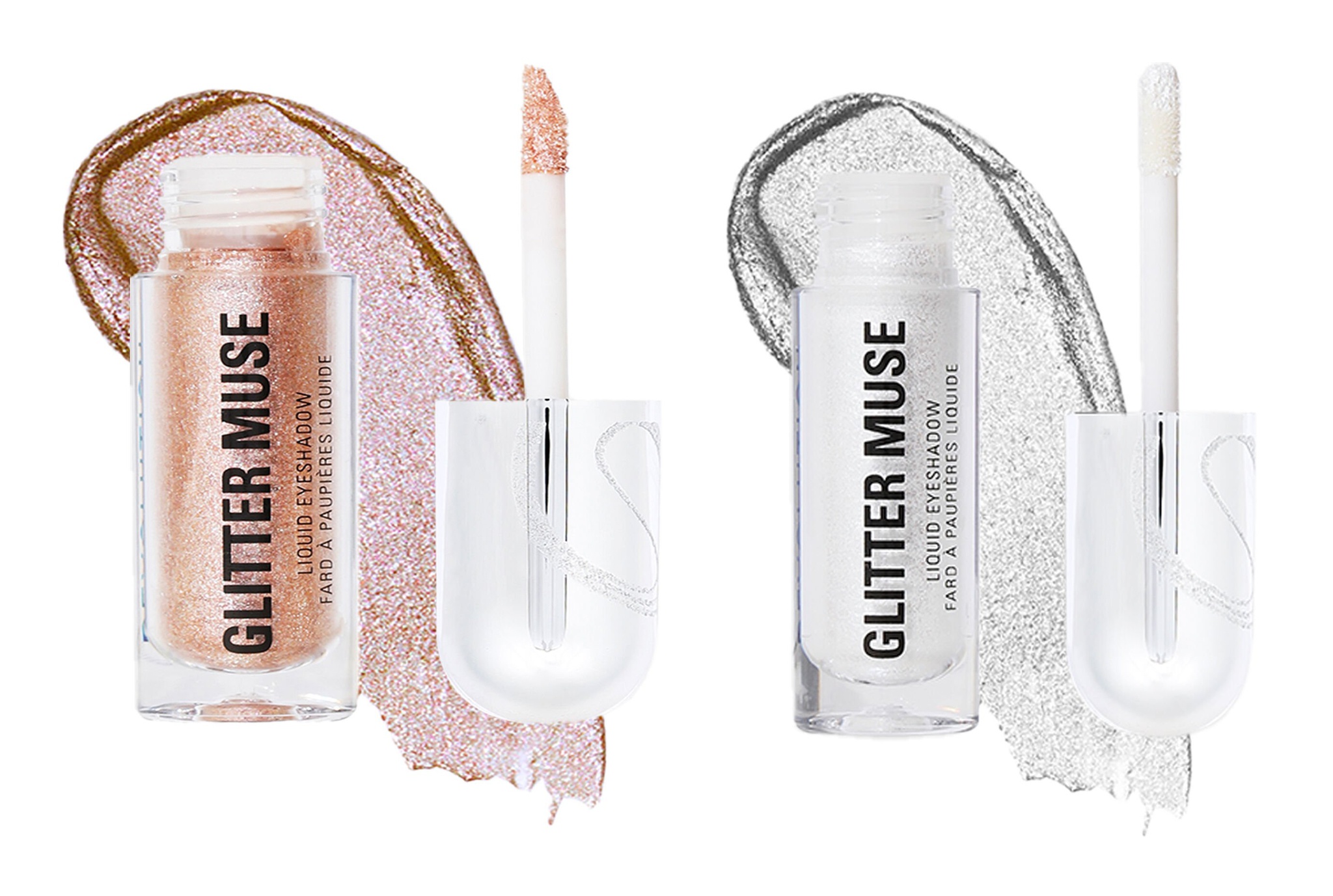 Revolution Metallic Muse Glitter Muse Liquid Eyeshadow Silver