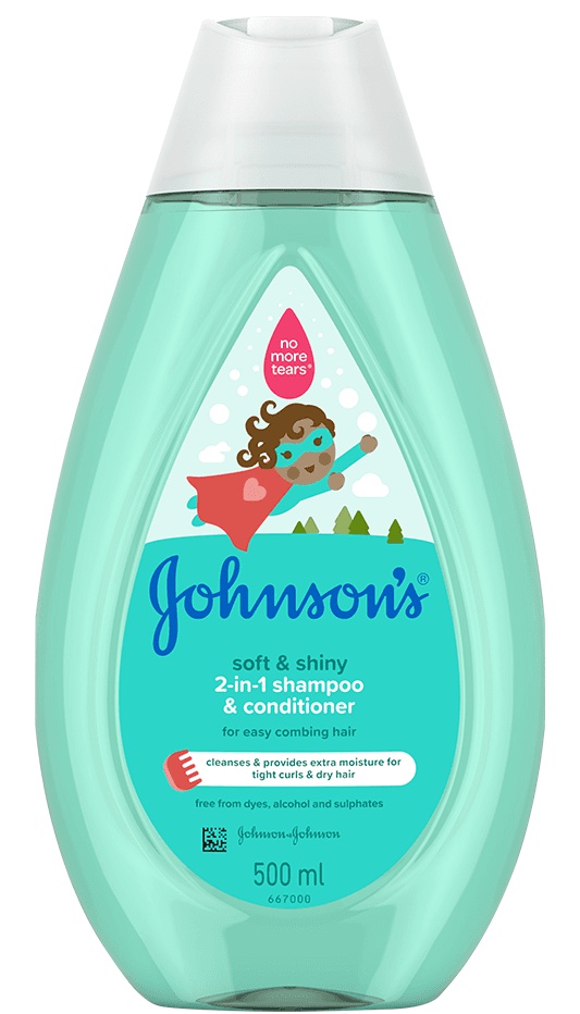 Johnson's Soft And Shiny Shampoo 2 In 1