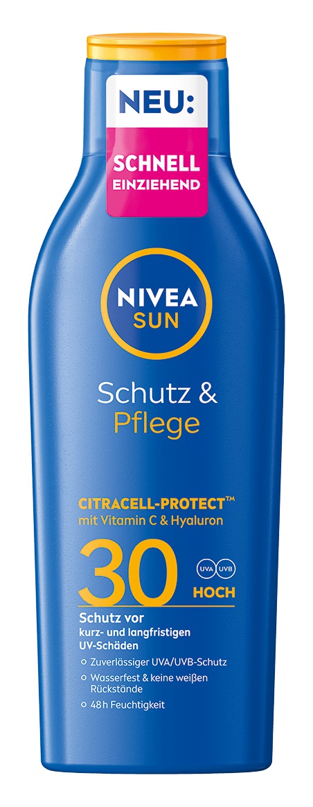 Nivea Sun Schutz & Pflege (Protect & Moisture) Citracell-protect Sonnenlotion LSF30