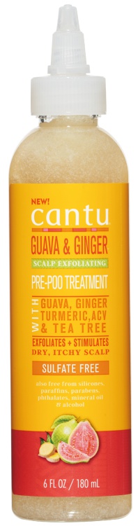 Cantu Guava & Ginger Scalp Exfoliating Pre-Poo Treatment